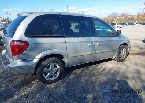 2007 Dodge Caravan Sxt из США, поврежденный, VIN 1D4GP45R77B151850